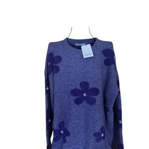 Fate PurpleFloral Women's Sweater